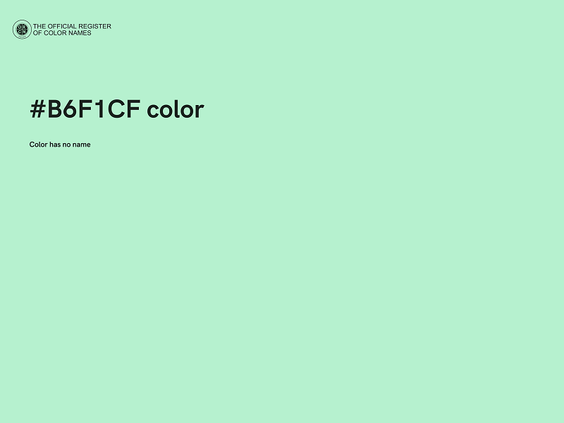 #B6F1CF color image