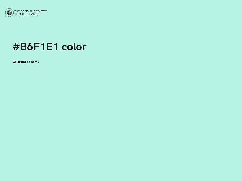 #B6F1E1 color image