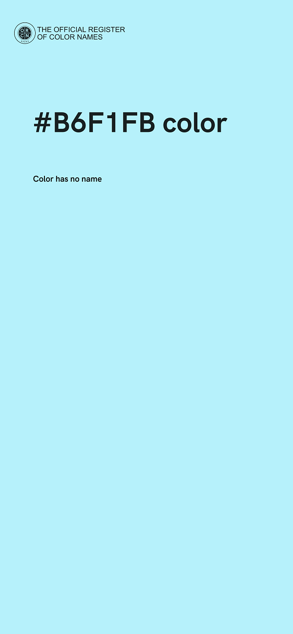 #B6F1FB color image