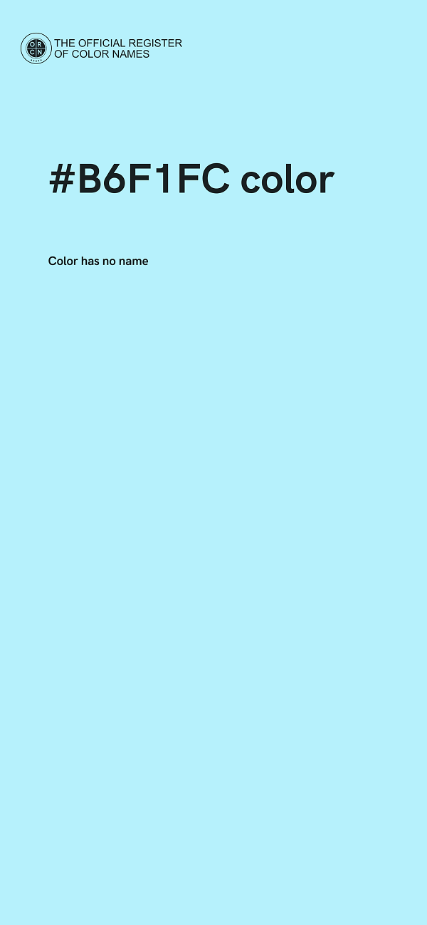 #B6F1FC color image