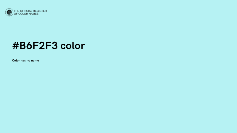 #B6F2F3 color image