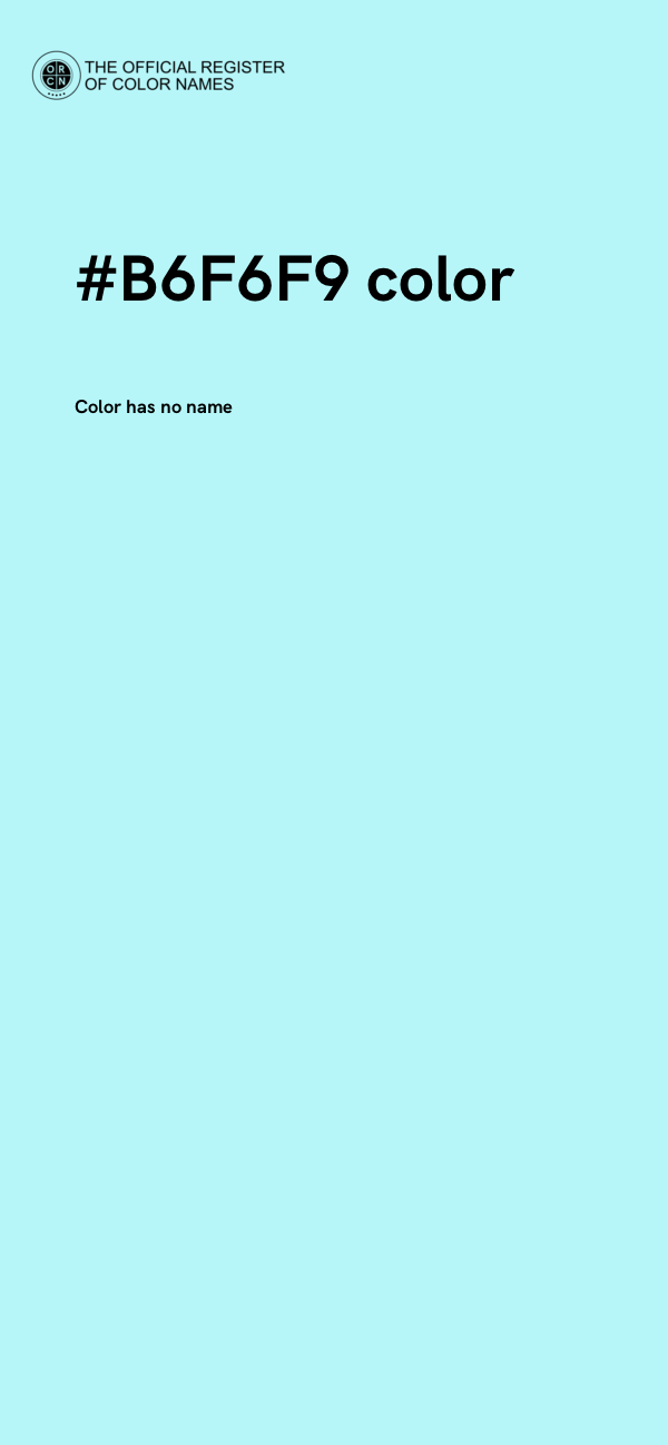 #B6F6F9 color image