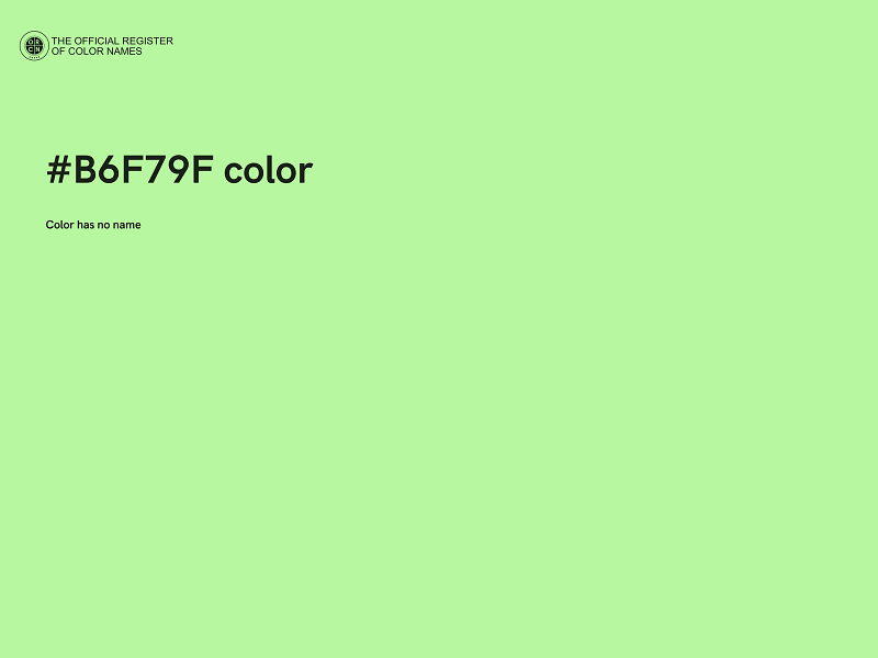 #B6F79F color image