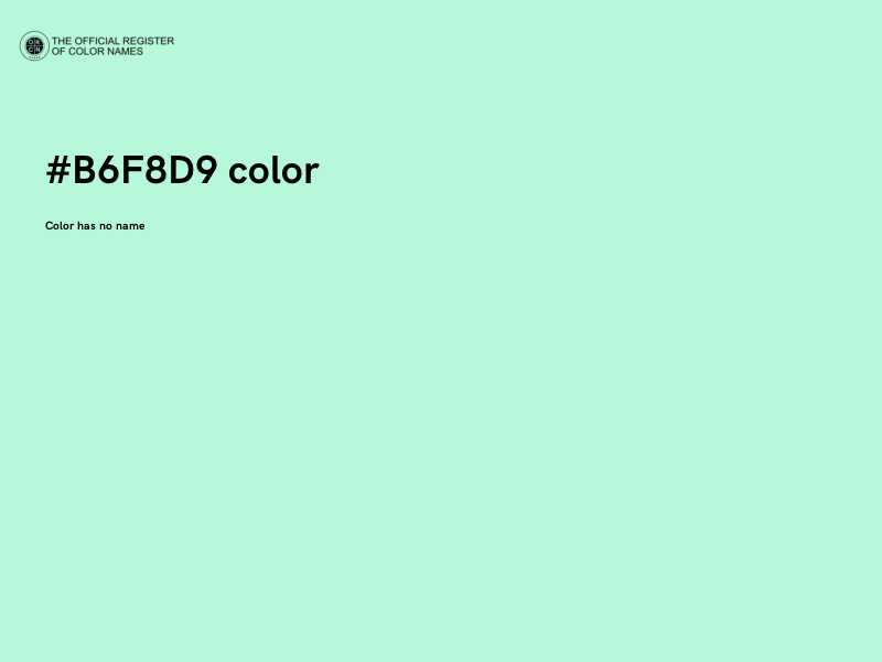 #B6F8D9 color image