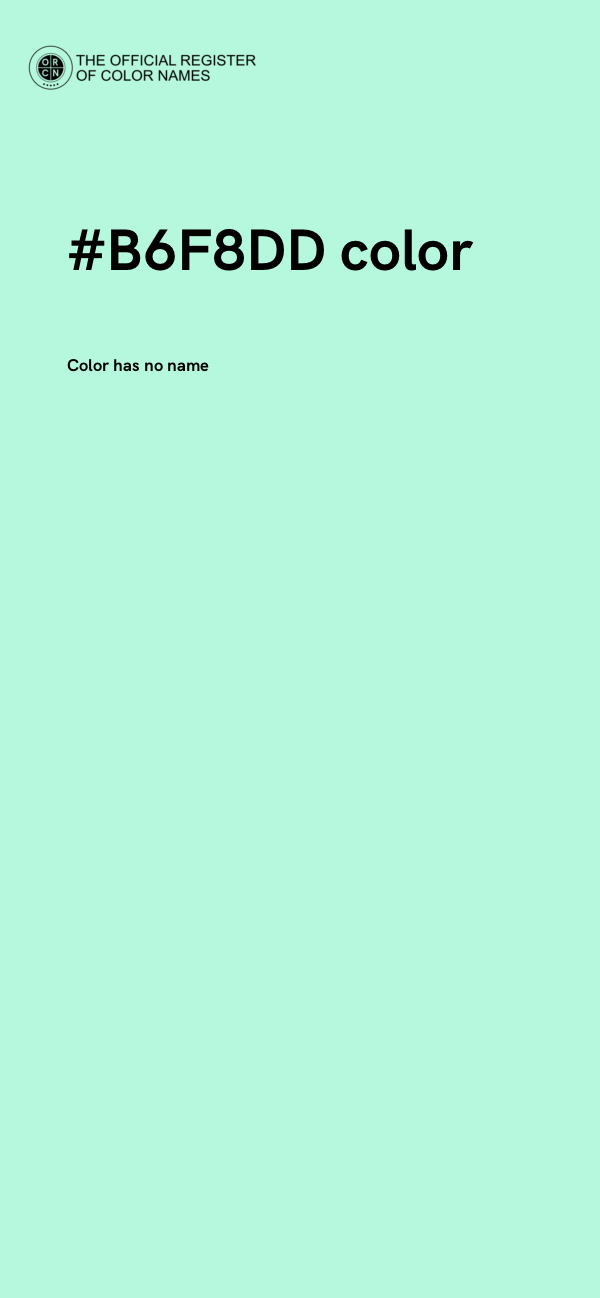 #B6F8DD color image