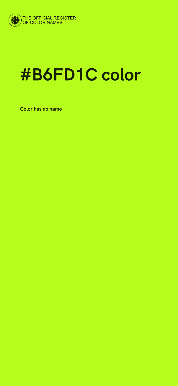 #B6FD1C color image