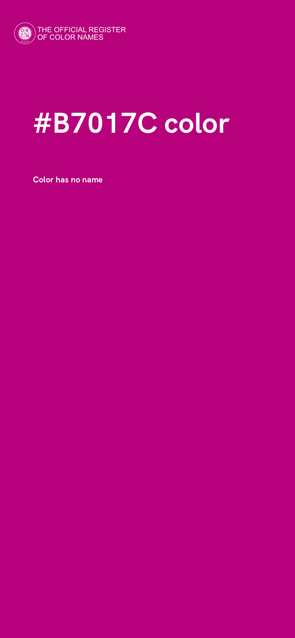#B7017C color image