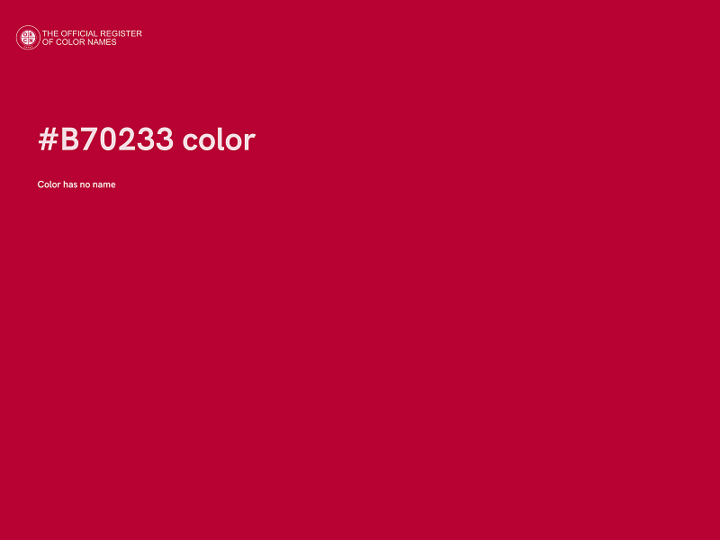 #B70233 color image
