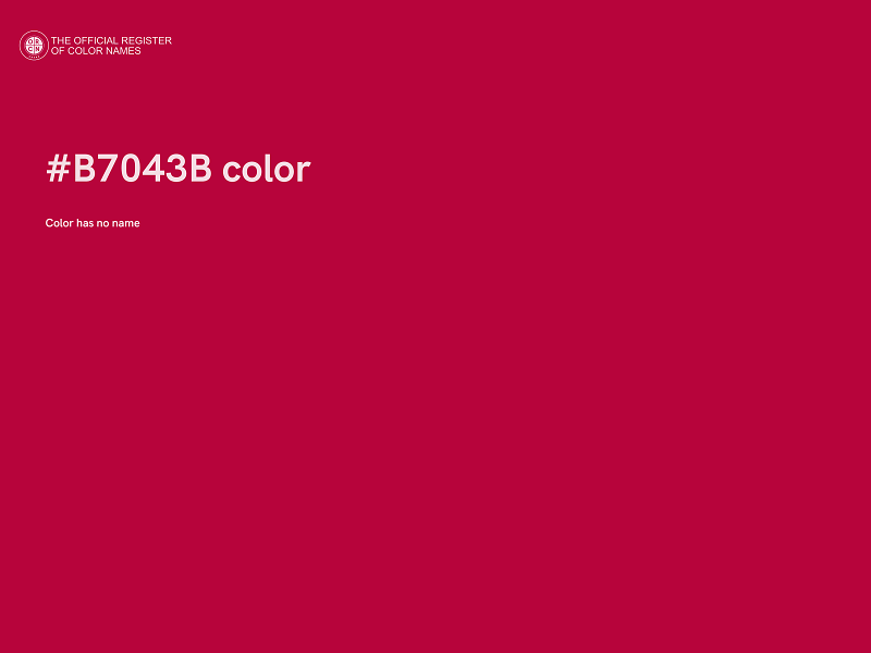 #B7043B color image