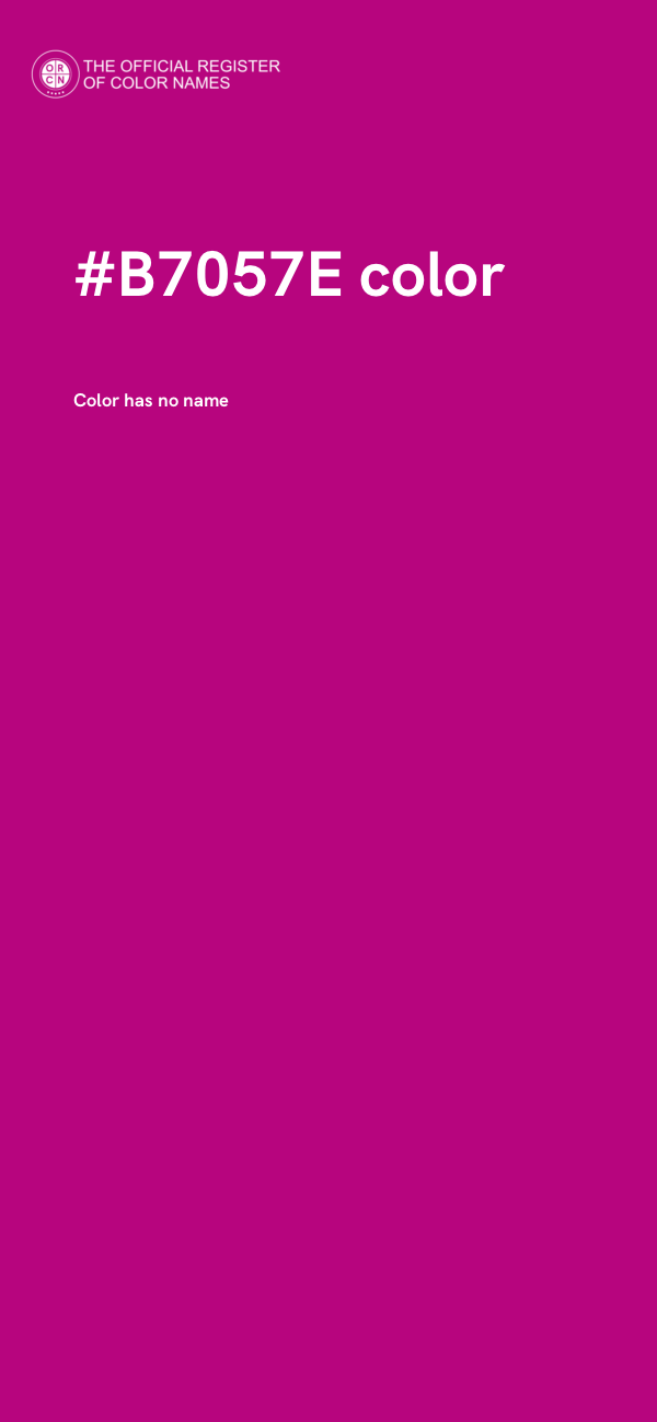 #B7057E color image
