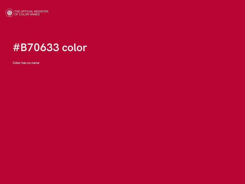 #B70633 color image