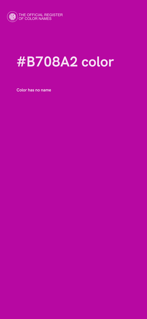 #B708A2 color image