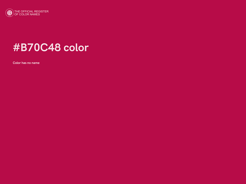 #B70C48 color image