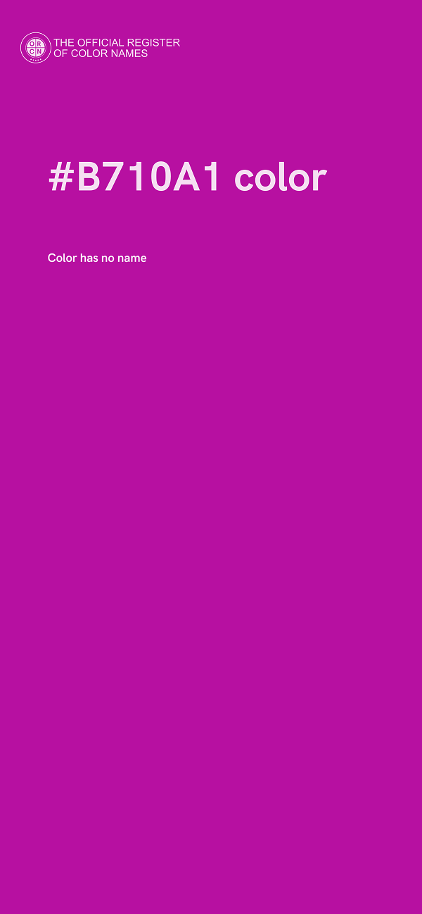 #B710A1 color image