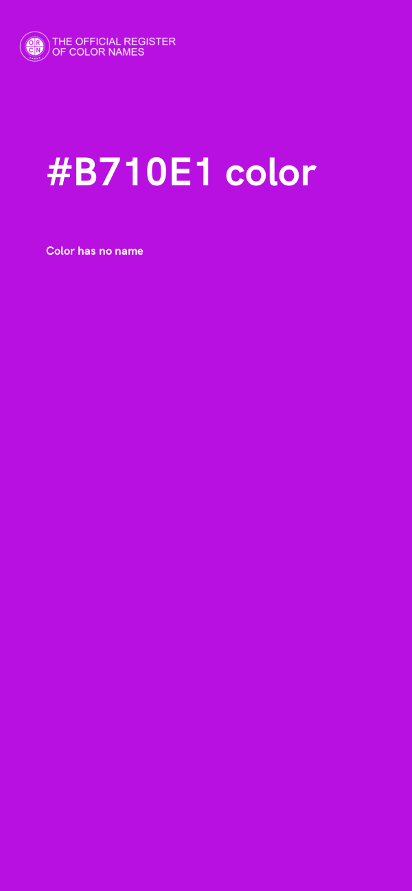 #B710E1 color image