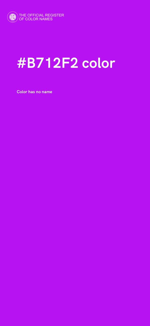 #B712F2 color image