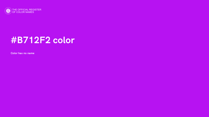 #B712F2 color image