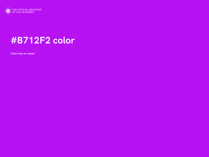#B712F2 color image