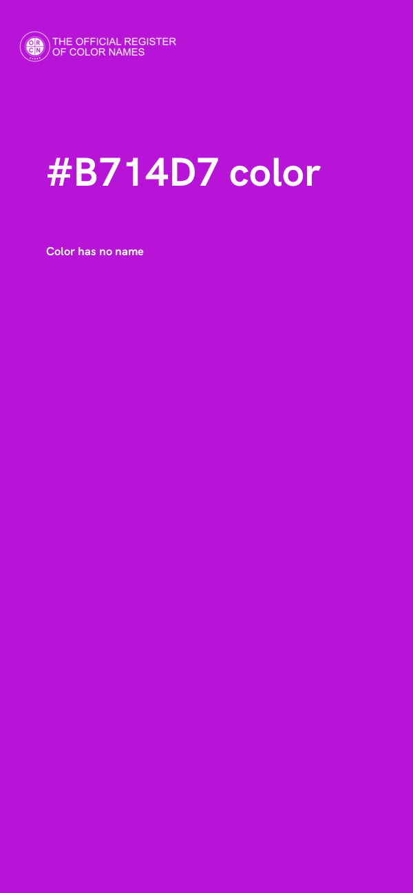 #B714D7 color image