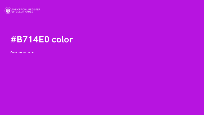 #B714E0 color image