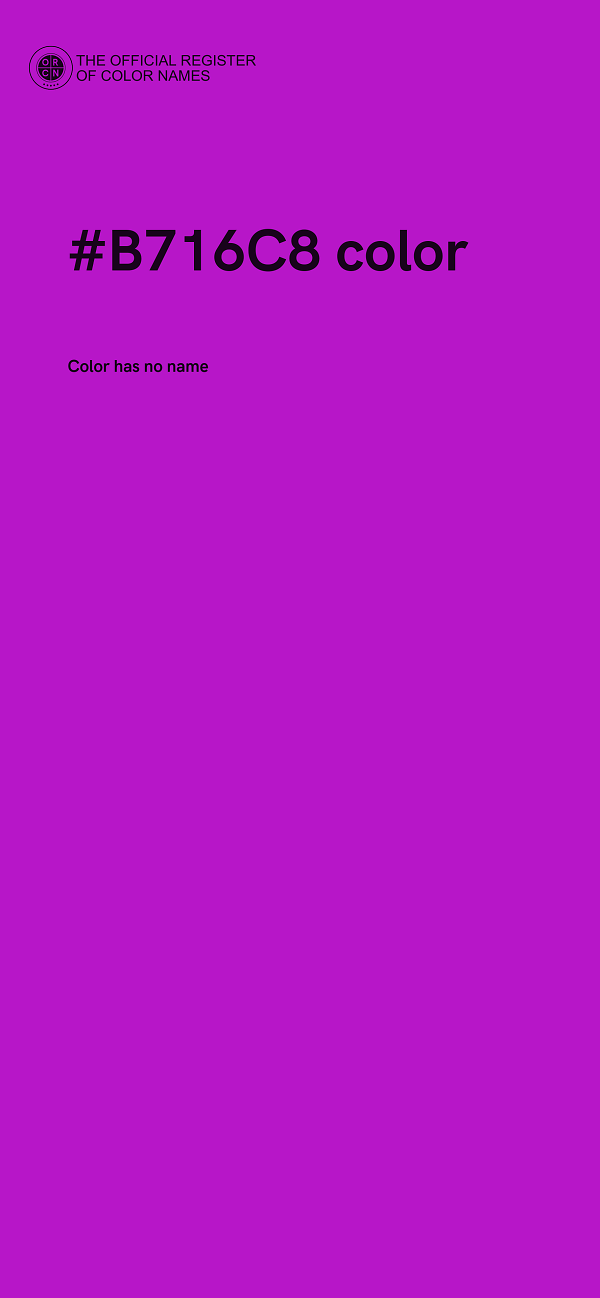 #B716C8 color image