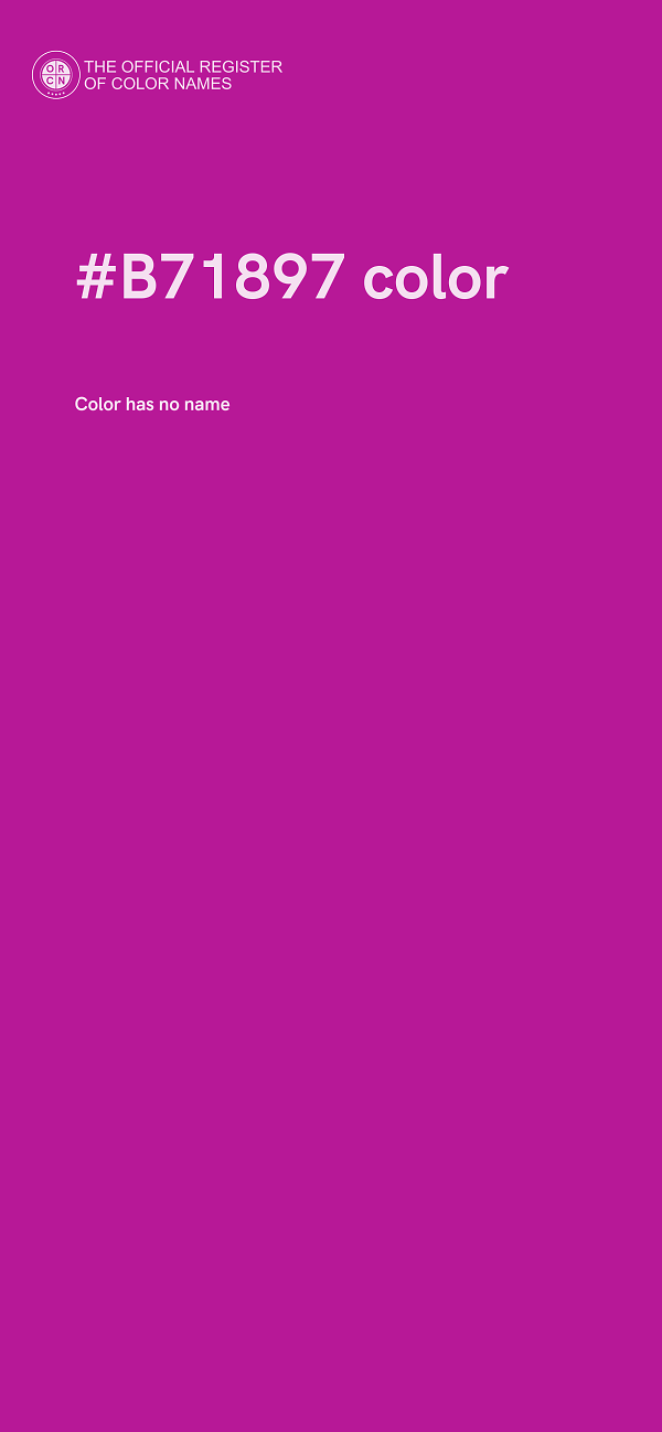 #B71897 color image