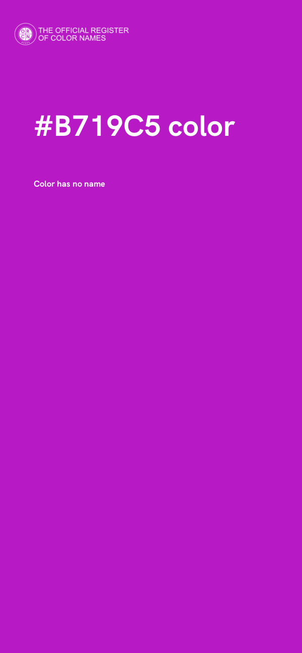 #B719C5 color image
