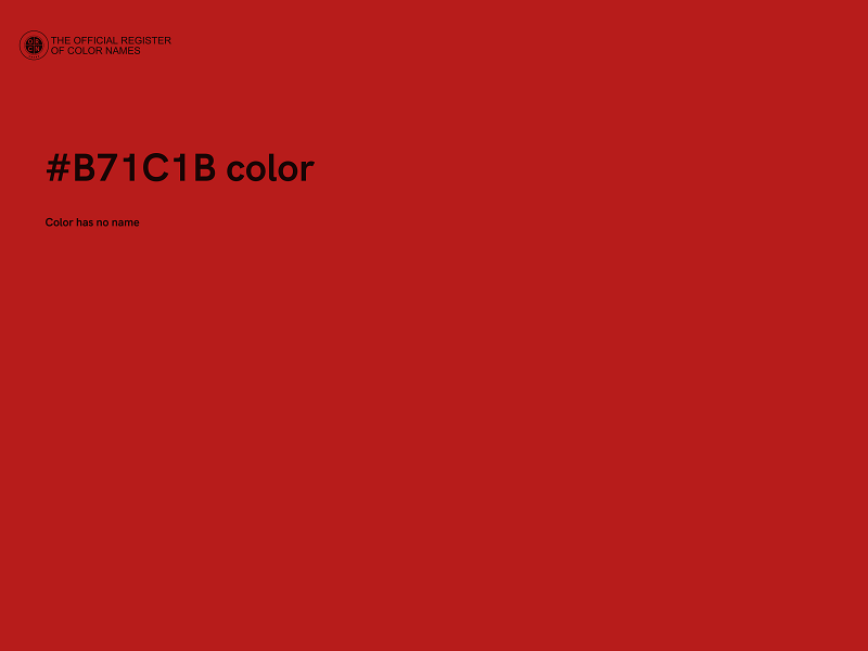 #B71C1B color image