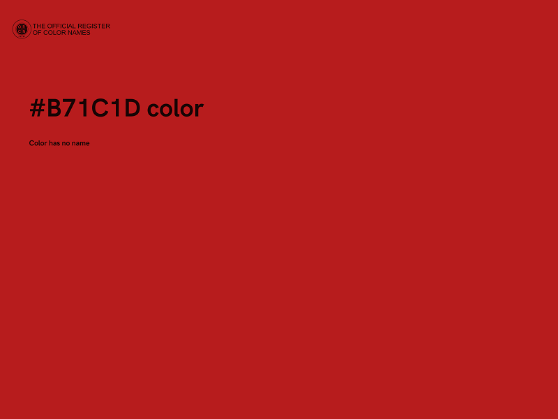 #B71C1D color image