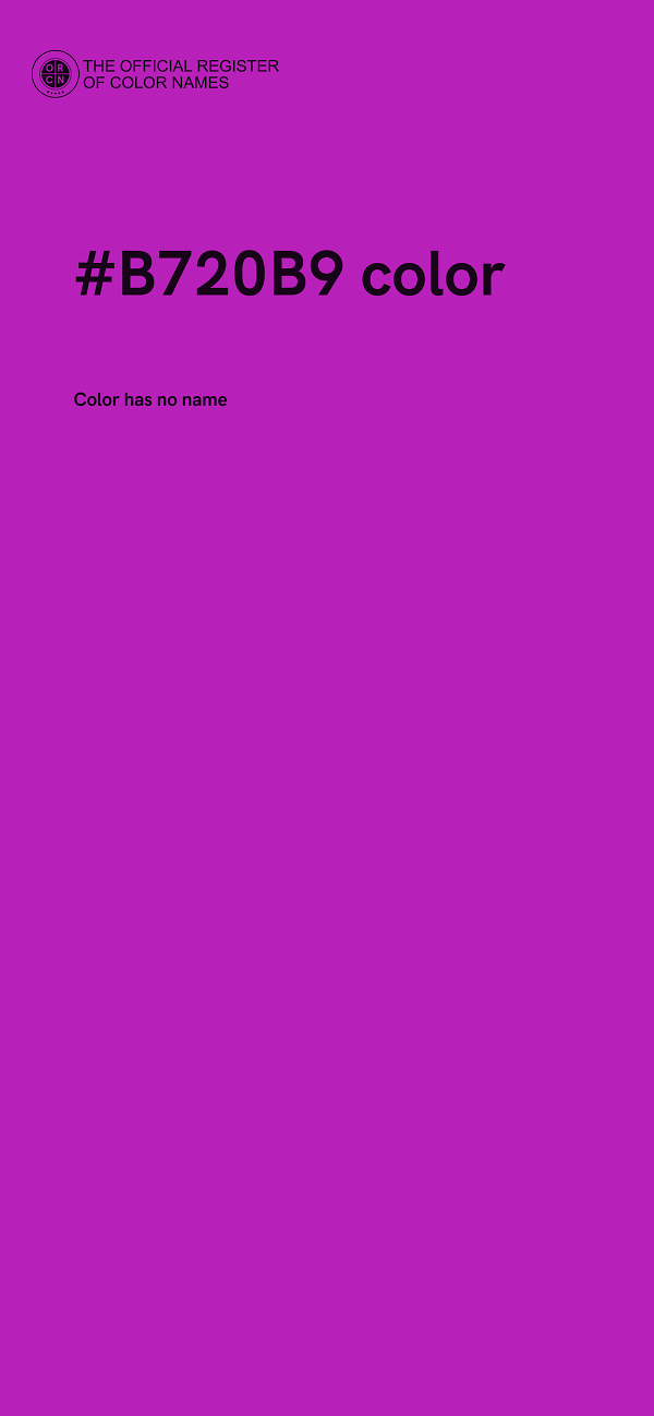 #B720B9 color image