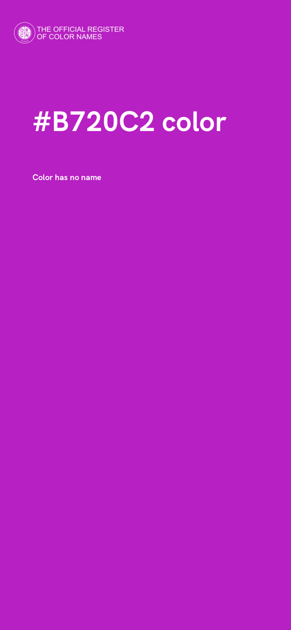 #B720C2 color image