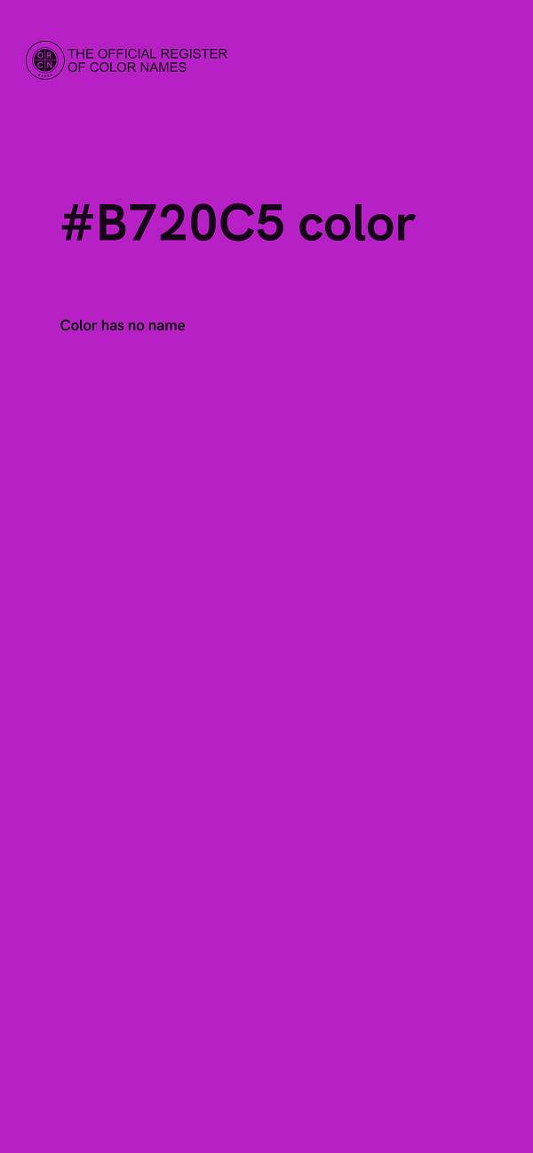#B720C5 color image