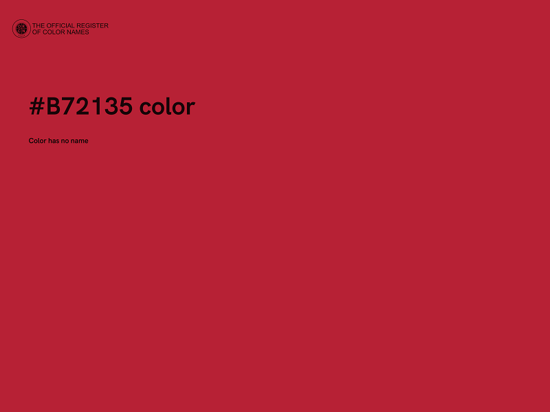#B72135 color image