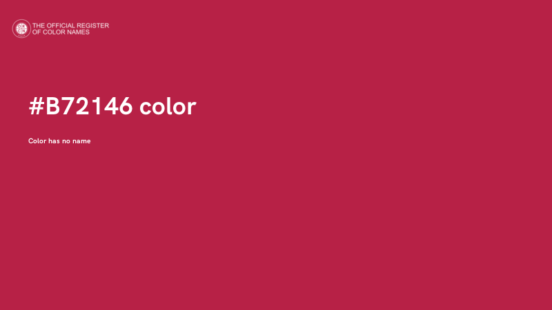 #B72146 color image