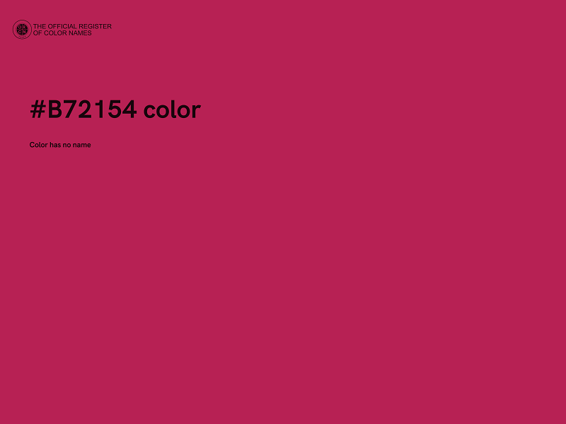 #B72154 color image