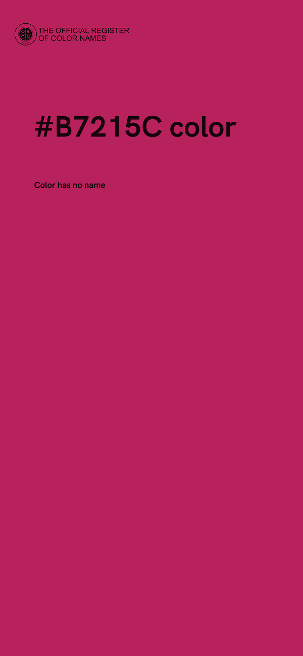 #B7215C color image