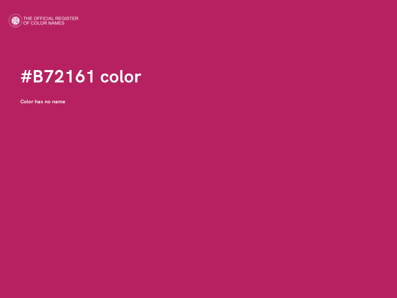 #B72161 color image