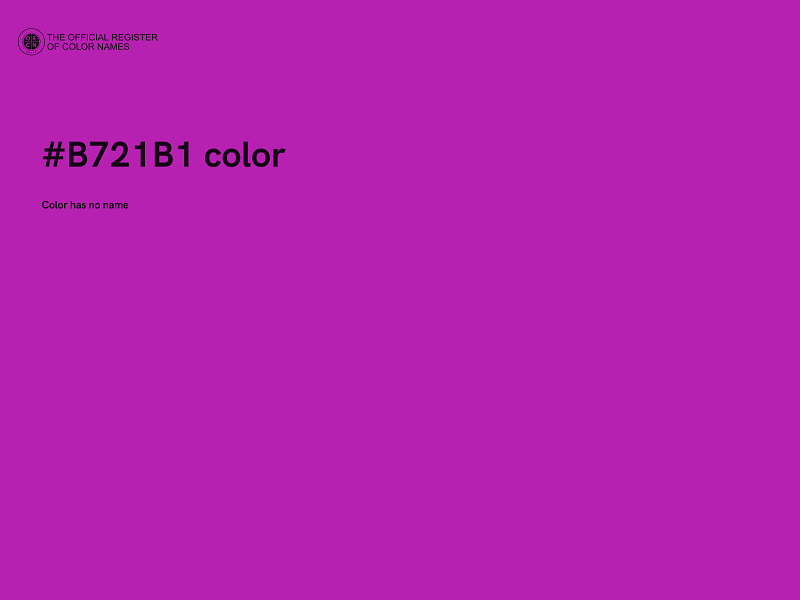 #B721B1 color image