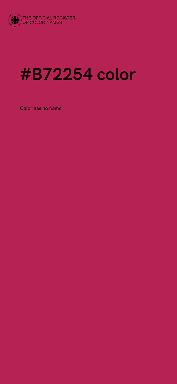 #B72254 color image