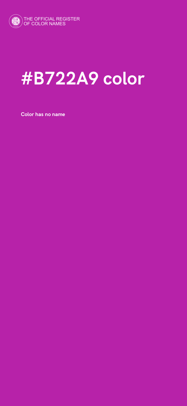 #B722A9 color image