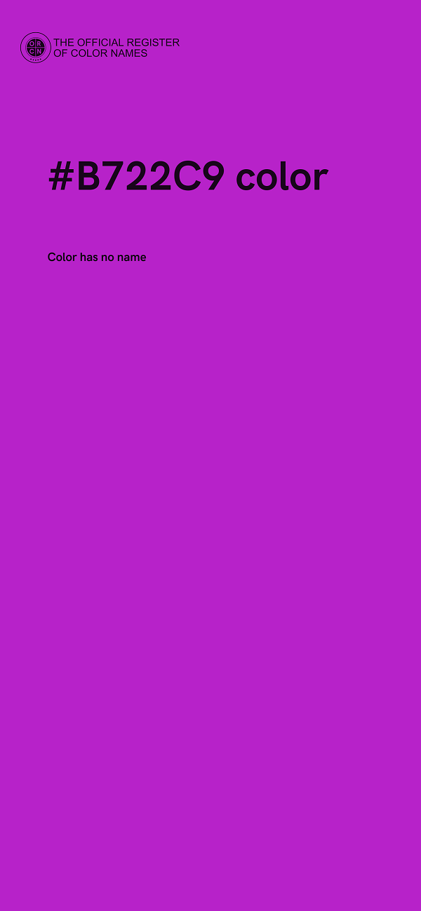 #B722C9 color image