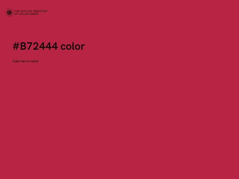 #B72444 color image