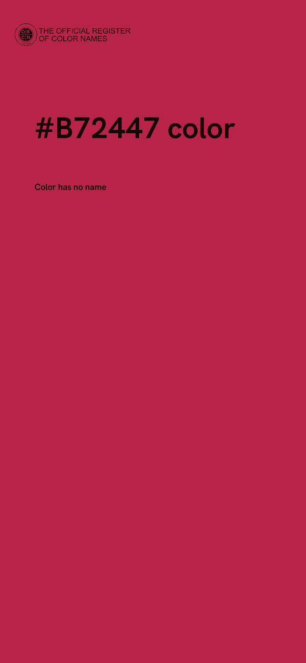 #B72447 color image