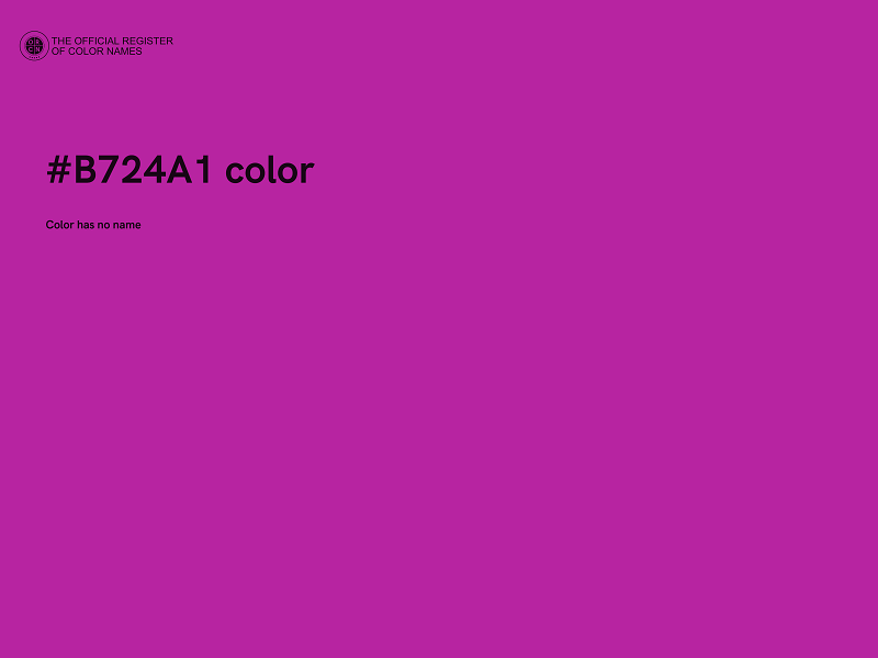 #B724A1 color image