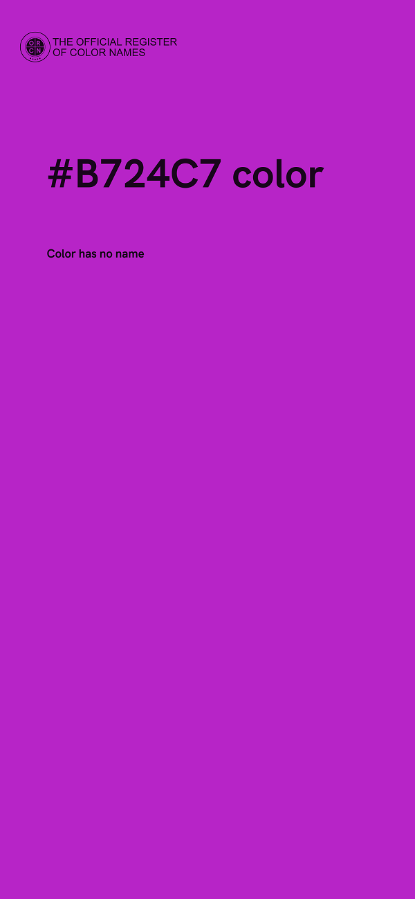 #B724C7 color image