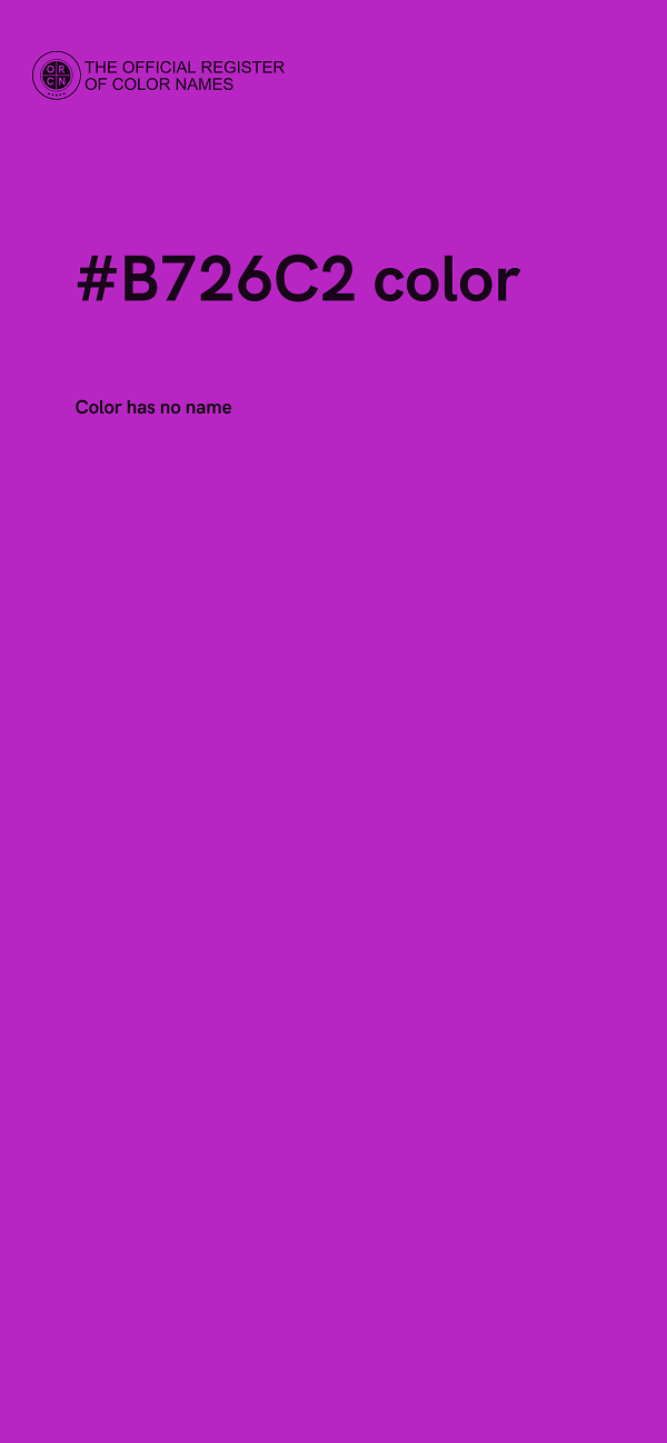 #B726C2 color image