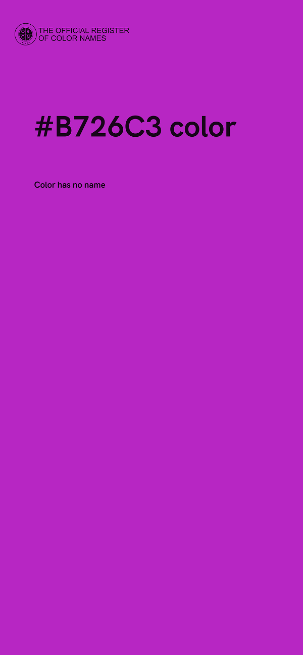 #B726C3 color image