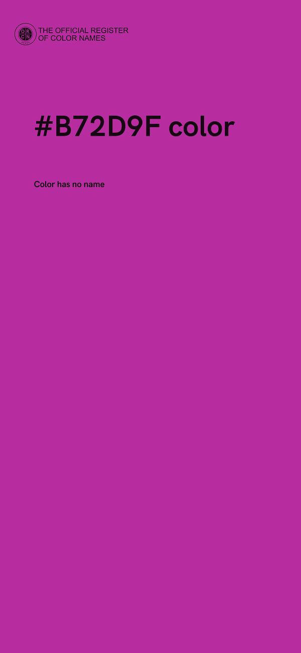 #B72D9F color image