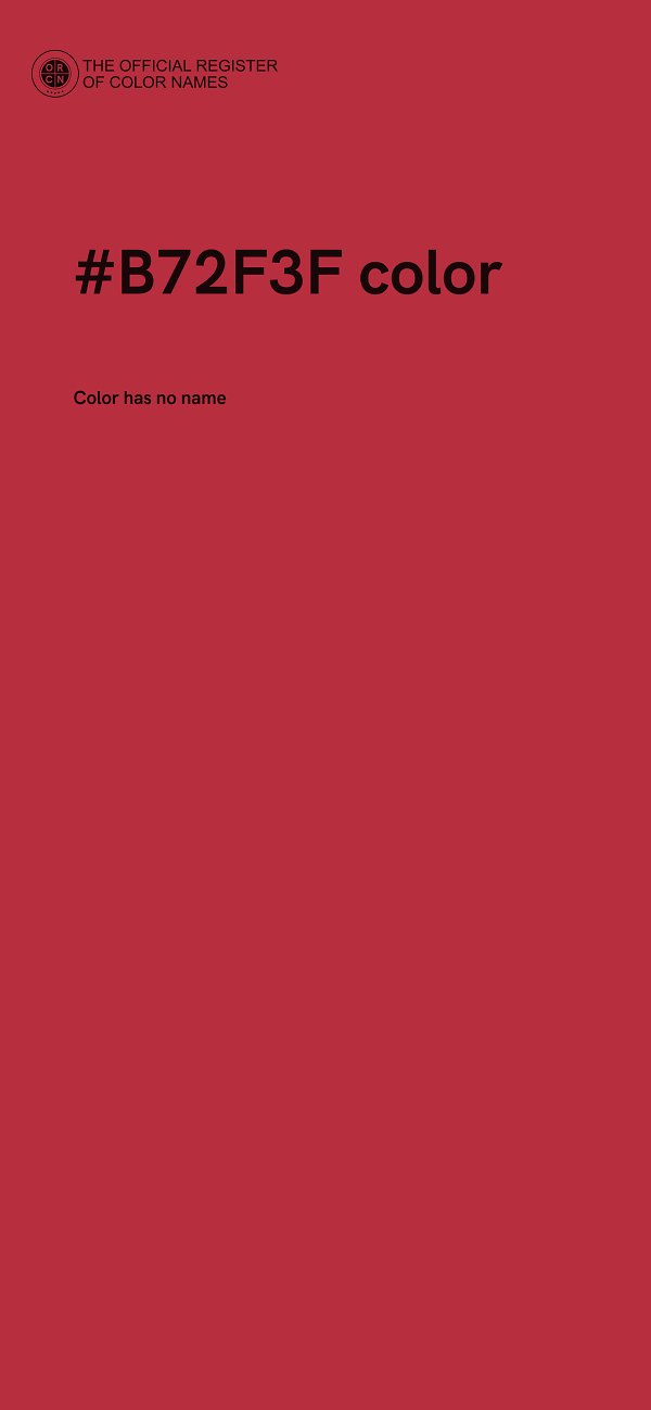 #B72F3F color image