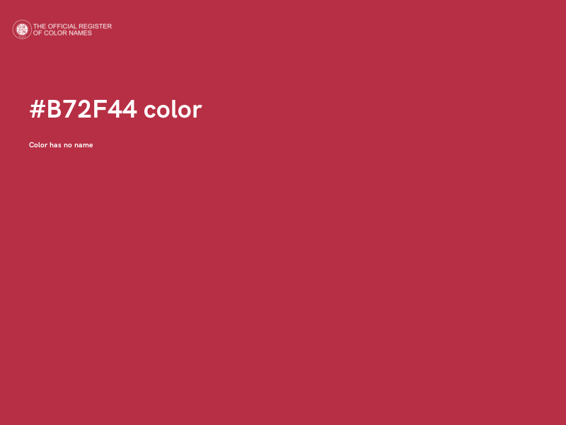 #B72F44 color image